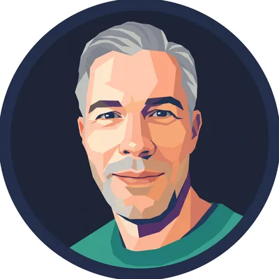 Illustrated portrait of Phil Thomas